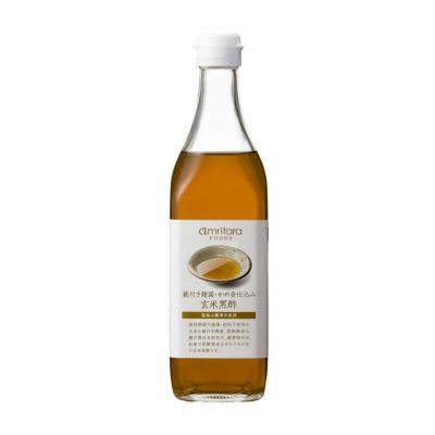 蔵付き麹菌 かめ壺仕込み 玄米黒酢 500ml | 国産オーガニックコスメ