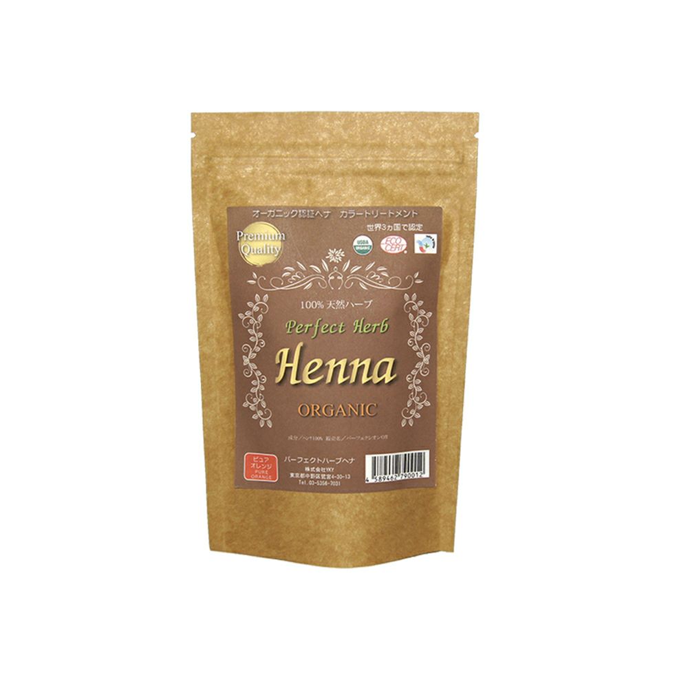 パーフェクトハーブヘナ ピュアオレンジ (ヘナ100%) 100g