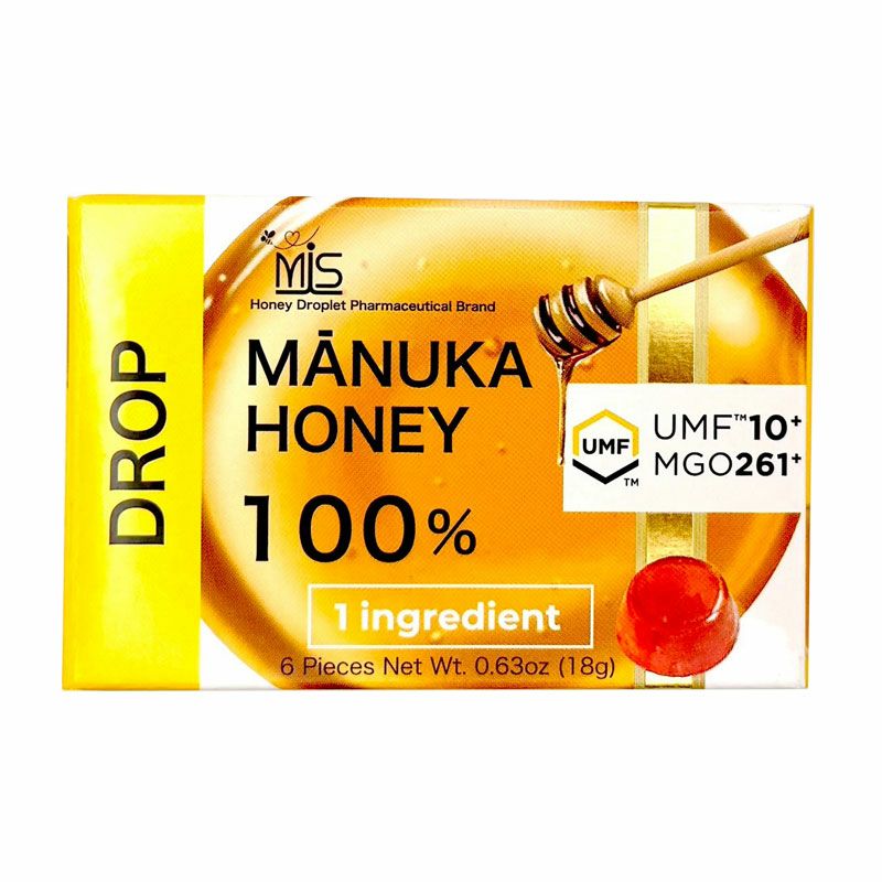 MIS　マヌカハニーロゼンジ（のど飴）　UMF10+　18g/6粒